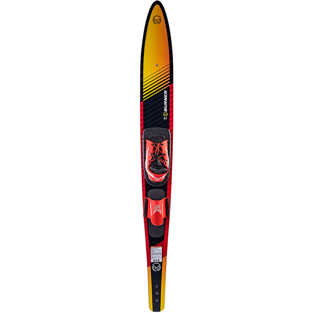 Combo Water Skis with Blaze Bindings and Rear Toe Strap Bar W394581