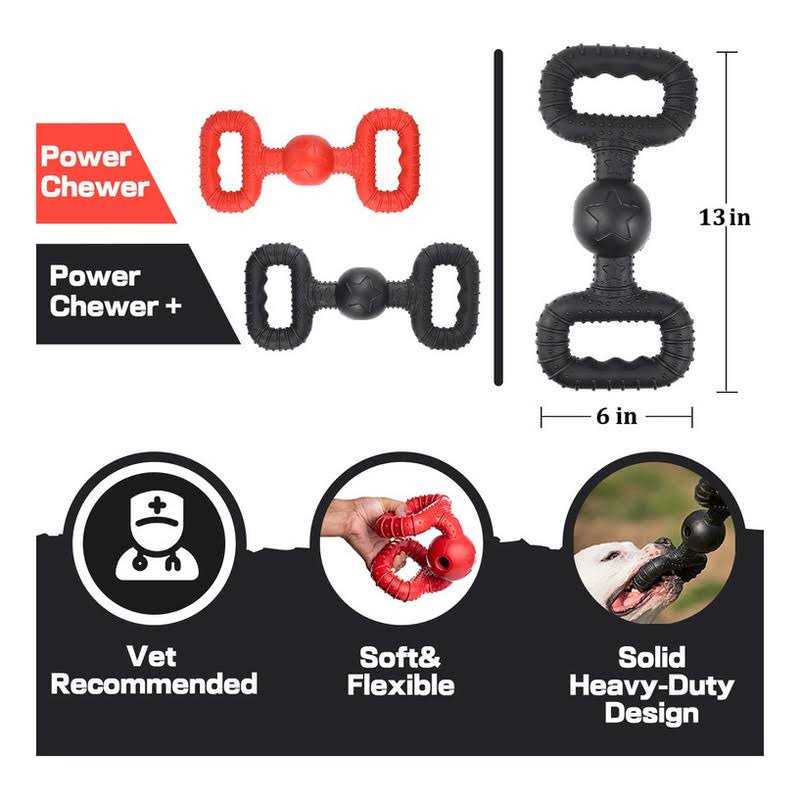 Natural Rubber Dog Toys for Large Aggressive Chewers Y996