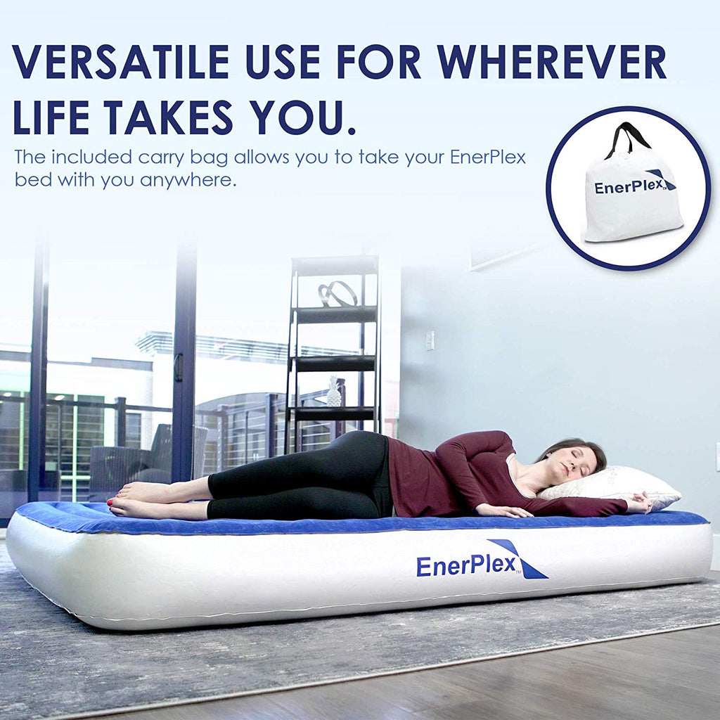 9 Inch Queen Camping Air Mattress with Pump W1199
