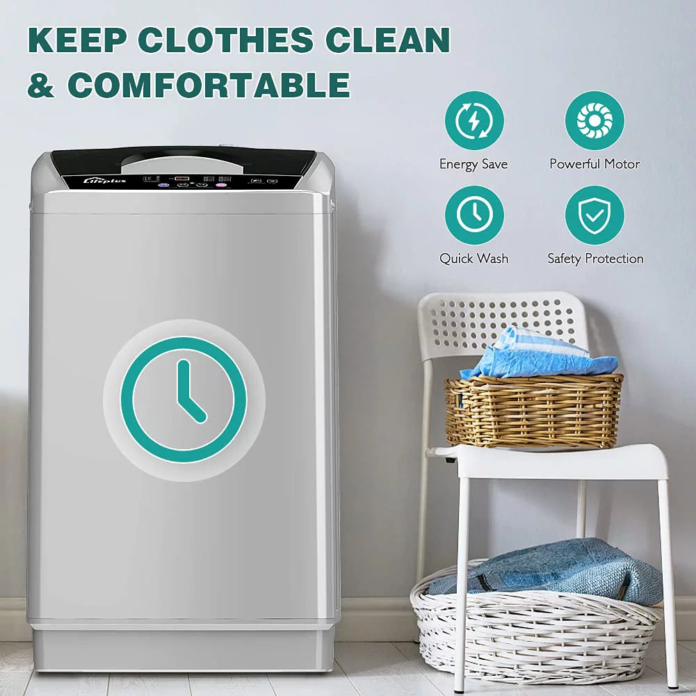 Portable Full-Automatic 1.8 Cu. ft. Top Load Washing Machine Z311