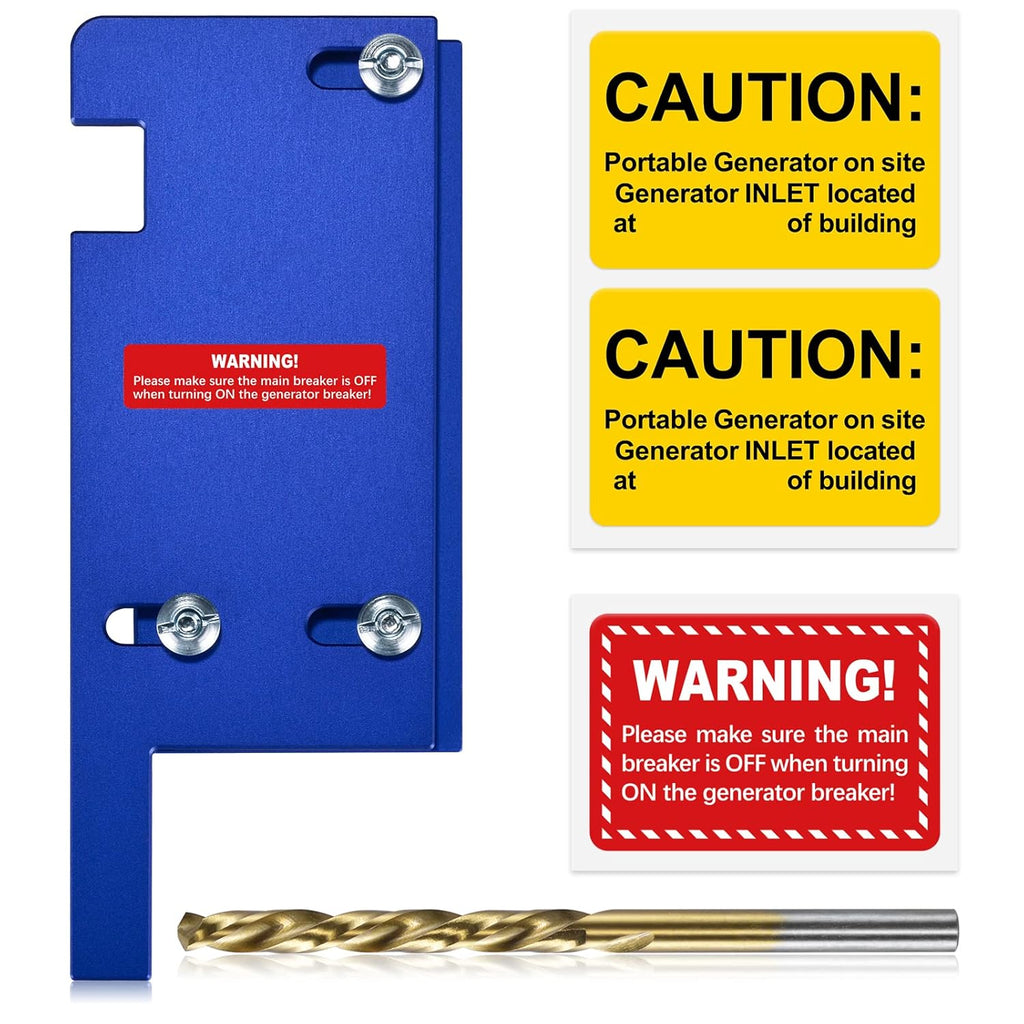 Generator Interlock Kit for Square D Vertical 150 or 200 Amp Main Panels, Anodized, Brushed Nickel, Pack of 2 C191