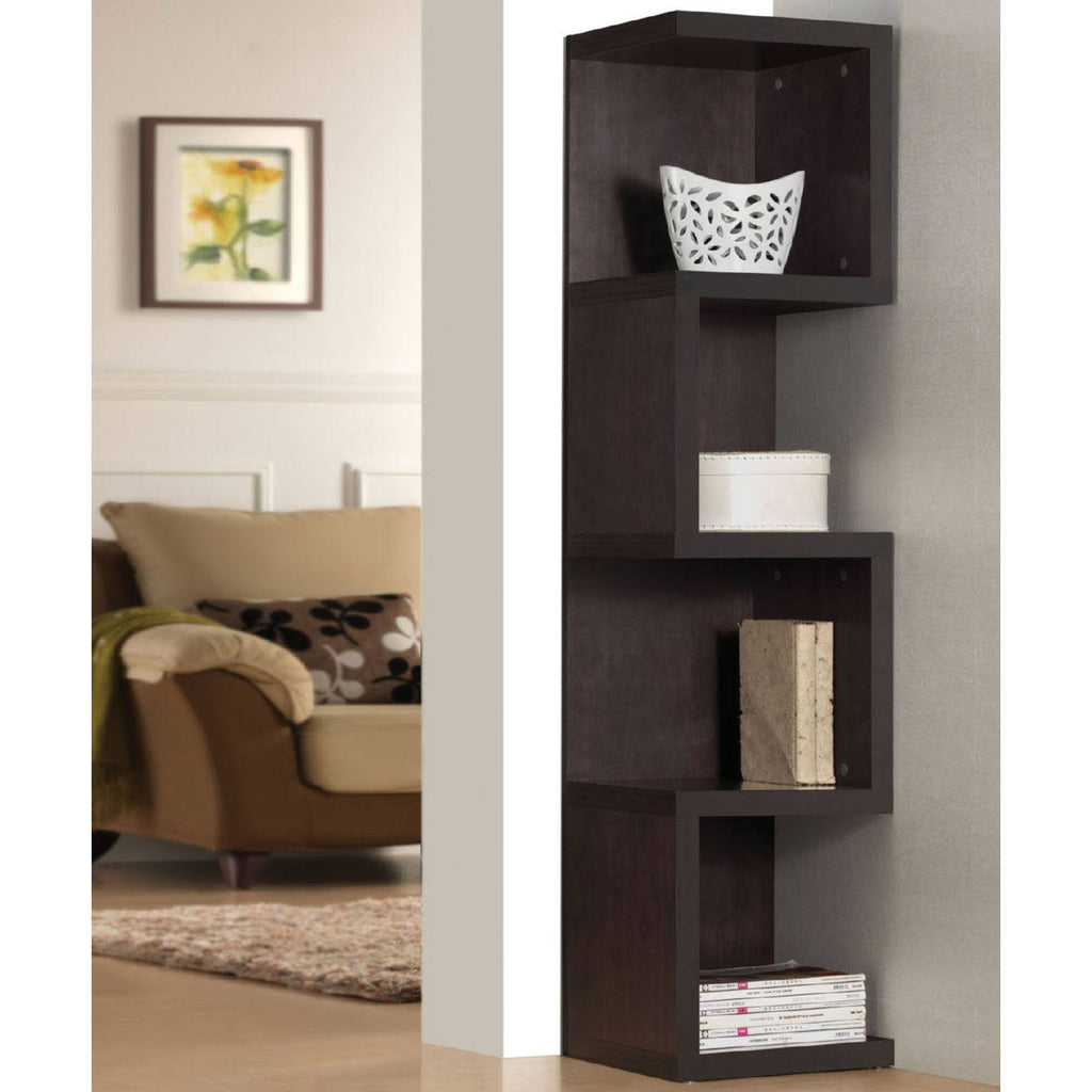 Large Espresso Bookcase O654
