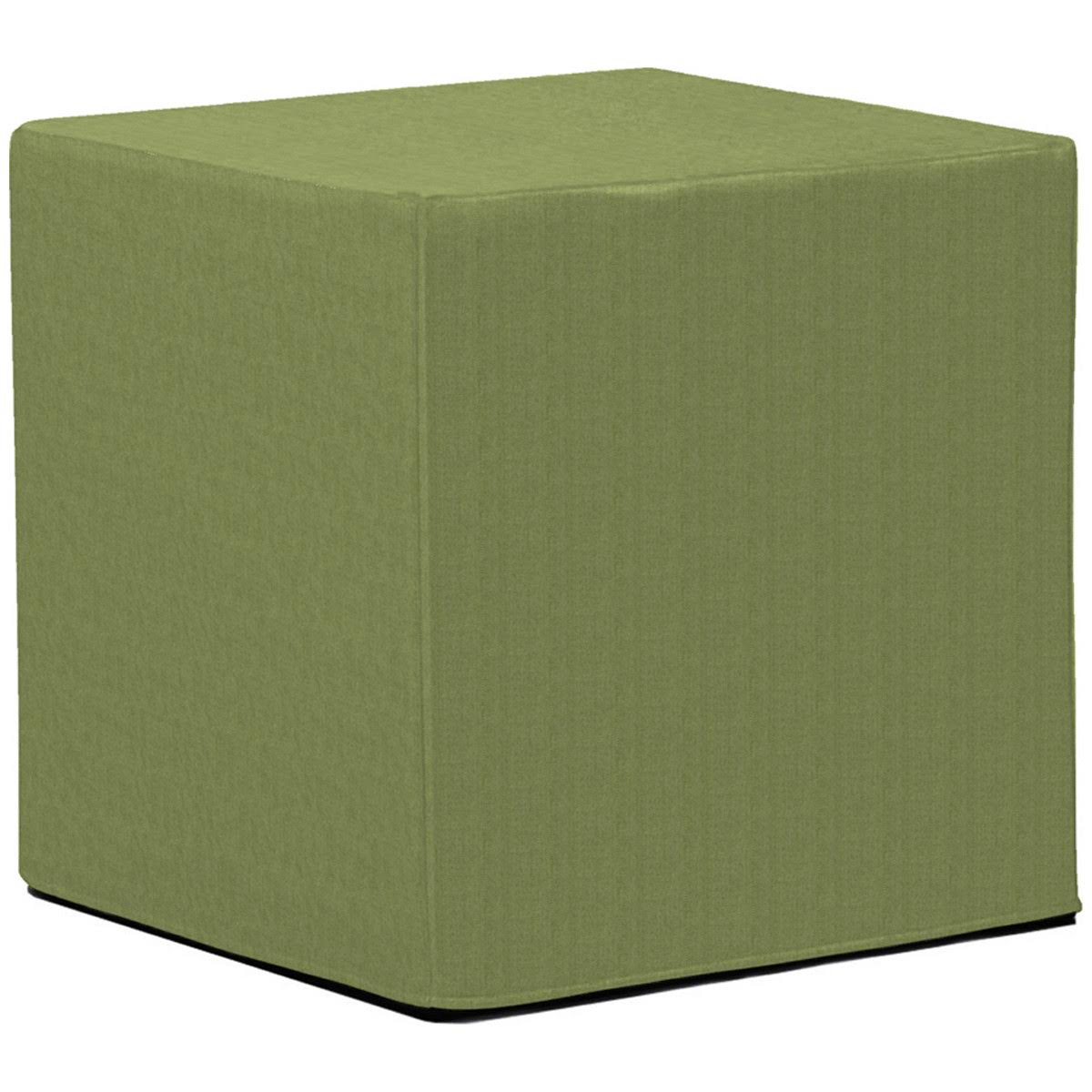 Turquoise No Tip Block Ottoman L525499