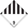 Miscellaneous Dangerous Goods Placard, Permanent Vinyl, Pack of 25 Y298