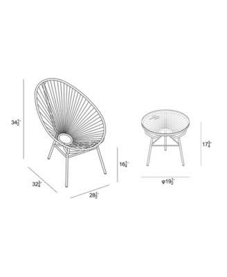 White Lightning Outdoor Lounge Chair X374006