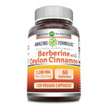 Berberine with Ceylon Cinnamon 1200 Mg 120 Veggie Capsules Supplement P1897