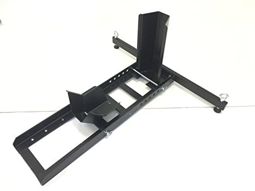 Adjustable Motorcycle Wheel Chock Stand Heavy Duty 1800lb Weight Capacity Q50164