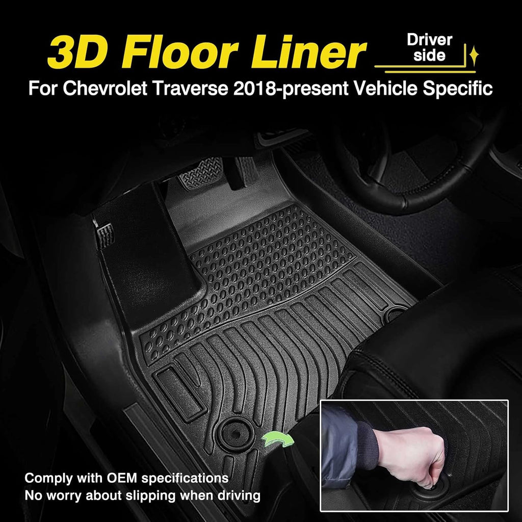 All Weather Heavy Duty Floor Mat for Chevrolet Traverse N42940