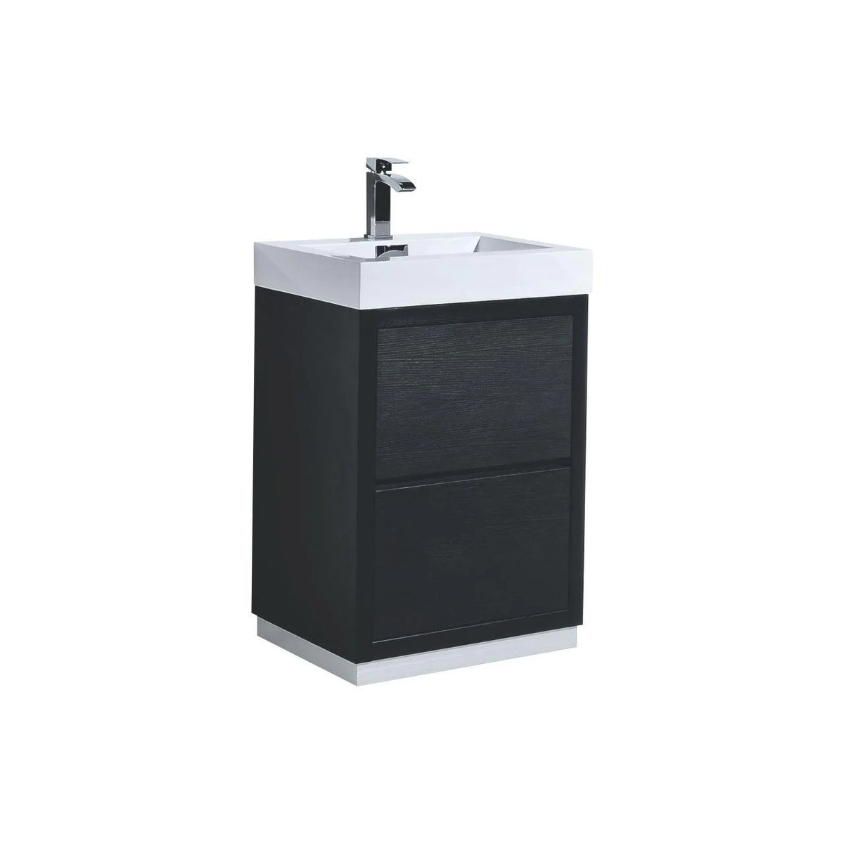 30 in. Free Standing Modern Black Bathroom Vanity U89467