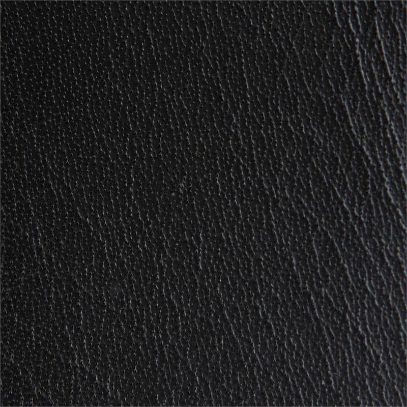 Black Woven Leather Seat Bar Stool H632668