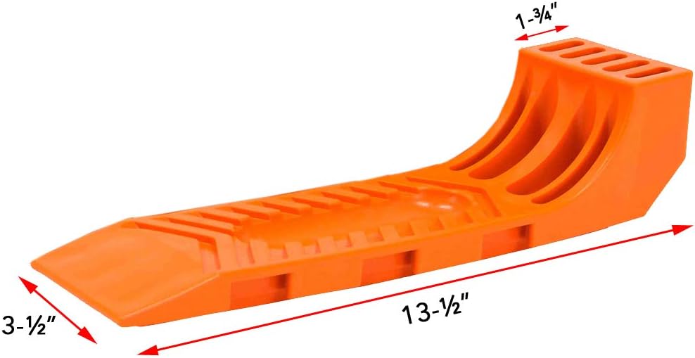 Interlocking Tire Skates Safety Orange (4pc Set) T367
