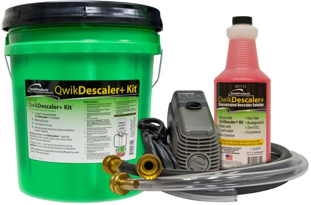 1 Quart Descaler Solution with Pump, Container, Hoses Q8541