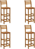Solid Acacia Wood Bar Stool W91253