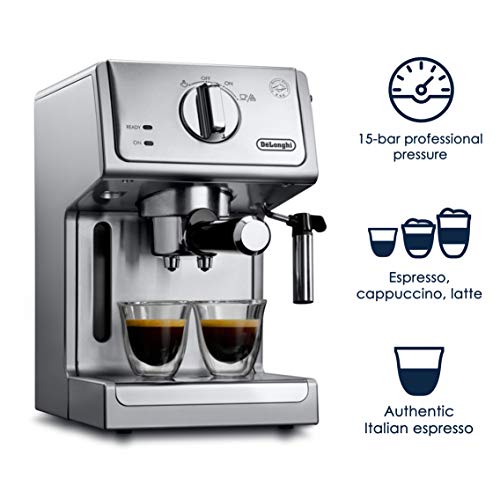 Silver Espresso Cappuccino Machine A105
