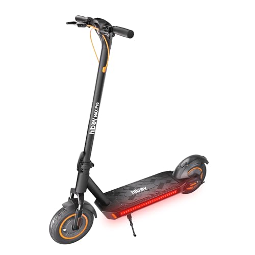 Electric Scooter, 46.6 Mi Long Range, 22 MPH, 650W Motor, 11'' Pneumatic Tires, Dual Suspension, 265lbs MAX Load N9536