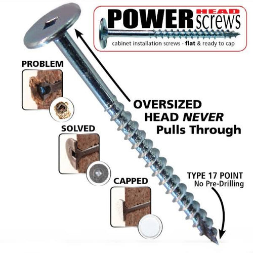 #10 2 1/2in Cab Screw 1500 Pc F598