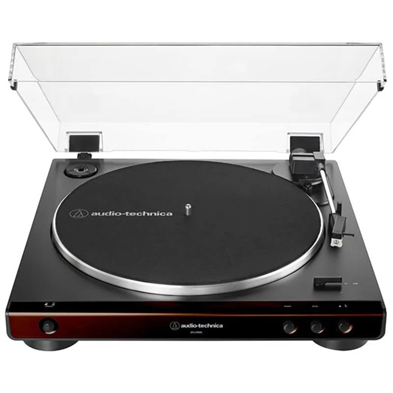 Matte Black Fully-Automatic Belt-Drive 2 Speed Stereo Turntable X845