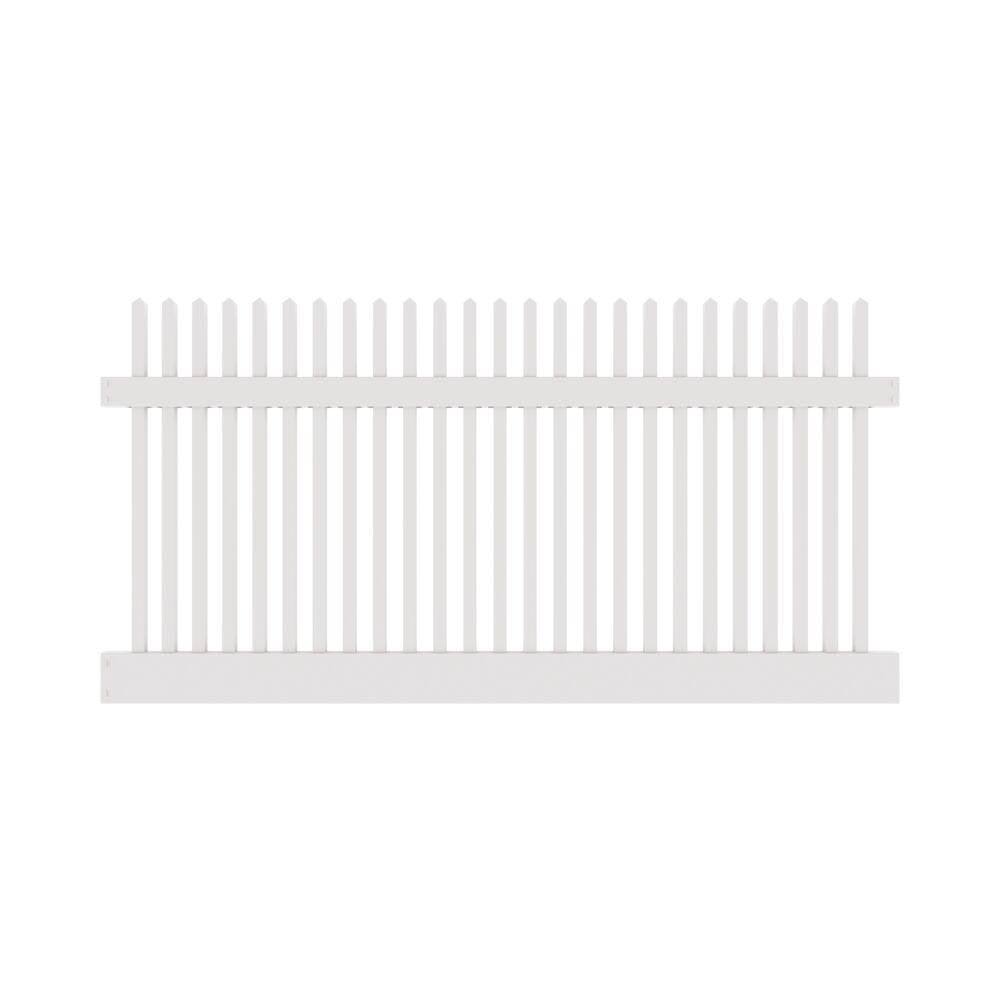 White Vinyl Fence Panel Y3386