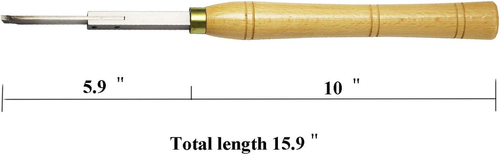 Set of 5 Carbide Tipped Woodturning Lathe Tools 16 inch Q52800