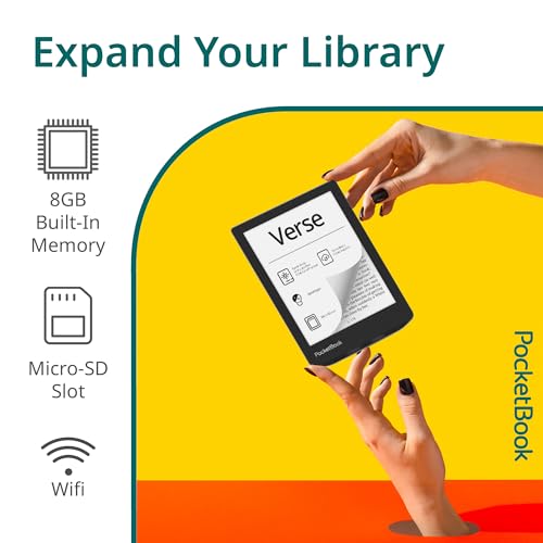E-Reader with 6'' E-Ink Touchscreen in Bright Blue P31870