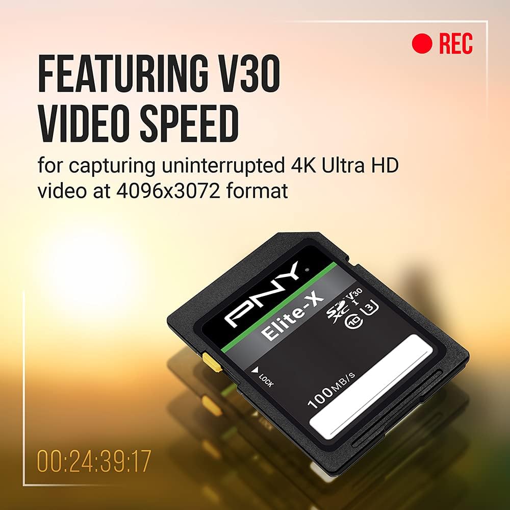512GB Class 10 U3 V30 SDXC Flash Memory Card J53417