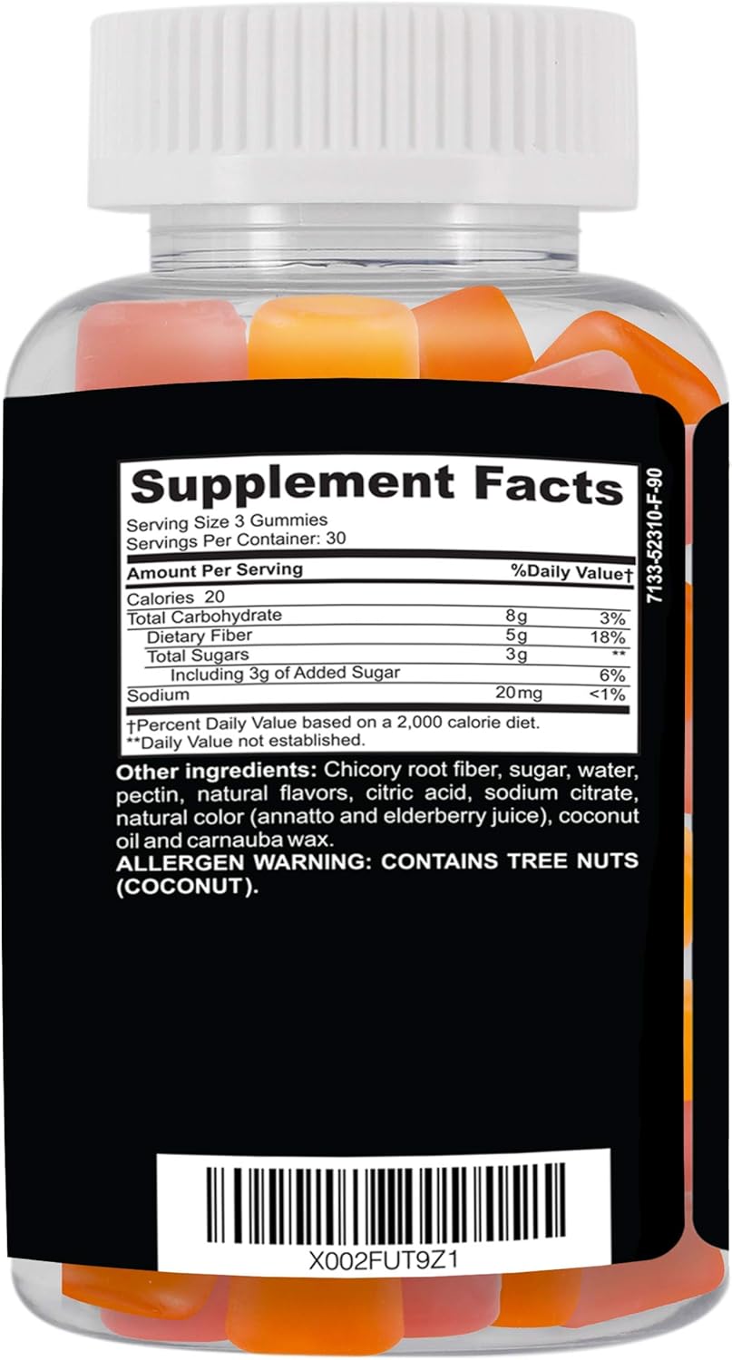 90 Gluten-Free Fiber Gummies S2909