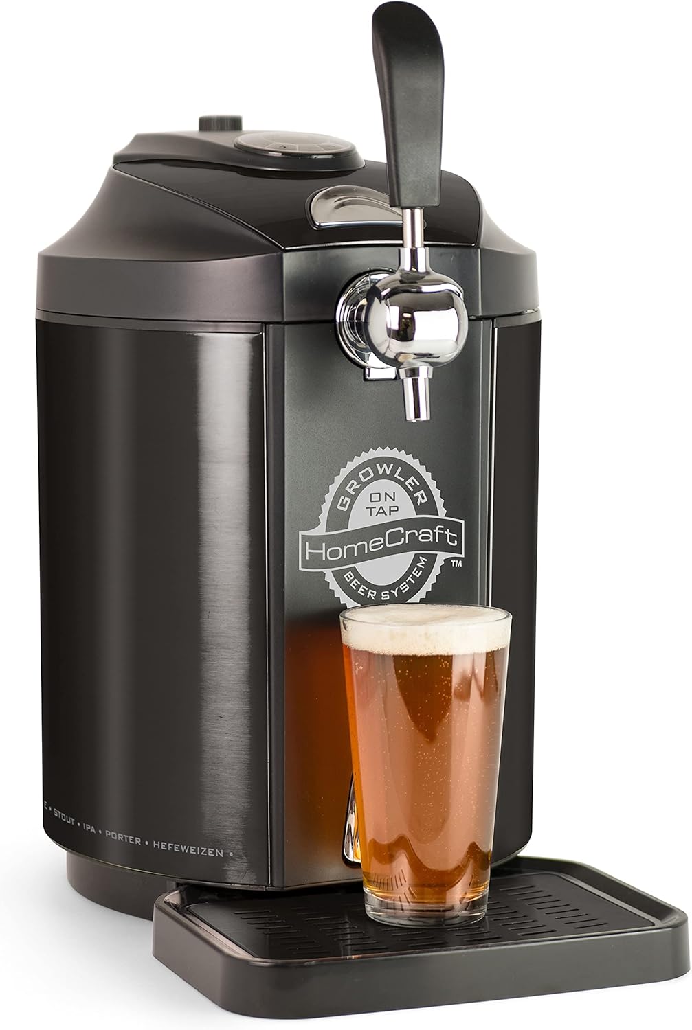 Black Stainless Steel Tap Beer Cooling System Kegerator Y196094