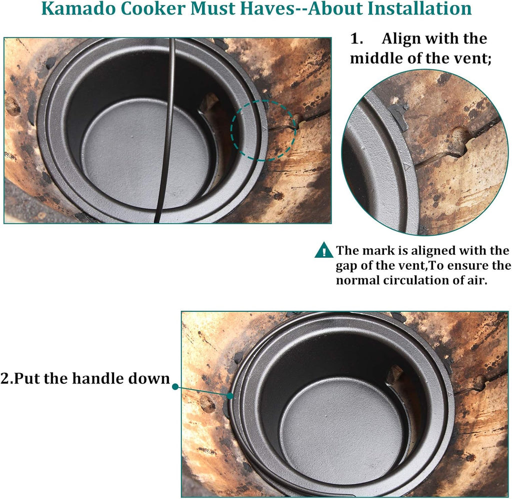 Cast Iron Ash Can with Handle H26002
