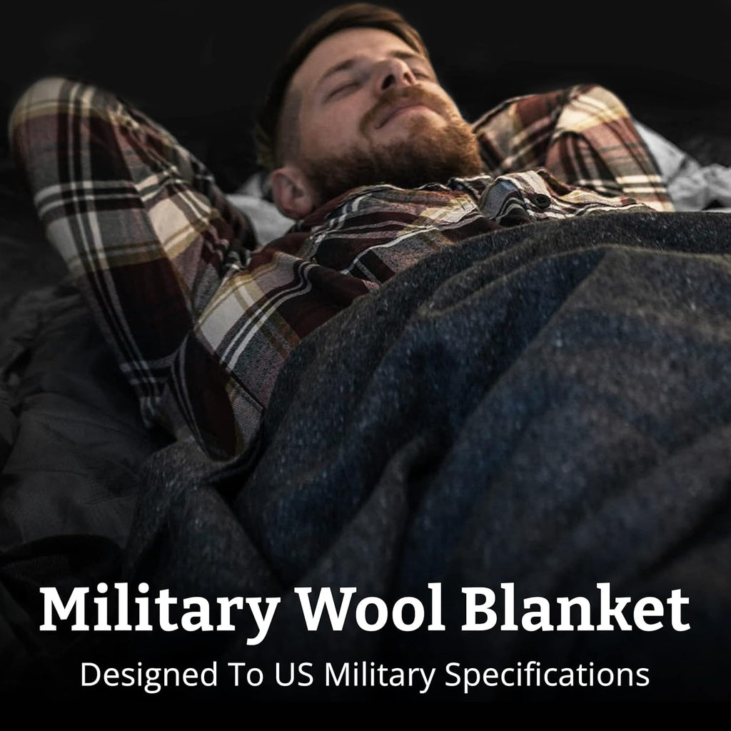 Grey 62x80 Wool Blanket D781