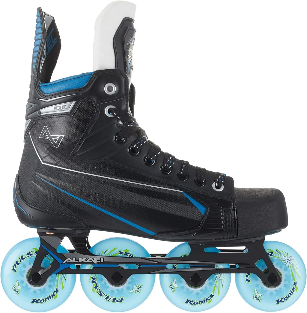 Black/Blue Junior Inline Hockey Skates J136