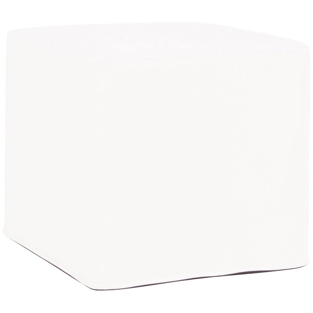 Turquoise No Tip Block Ottoman L525499
