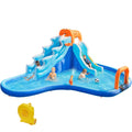 Dual Lane Inflatable Water Slide with Storage Bag & Blower F553