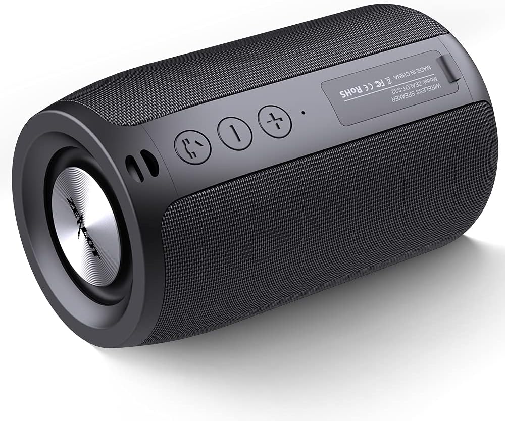 Portable Bluetooth Speaker, Mini Wireless Speaker Waterproof IPX5, Black O49667