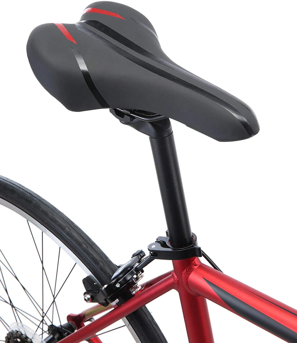 Matte Red Drop Bar Road Bicycle S687