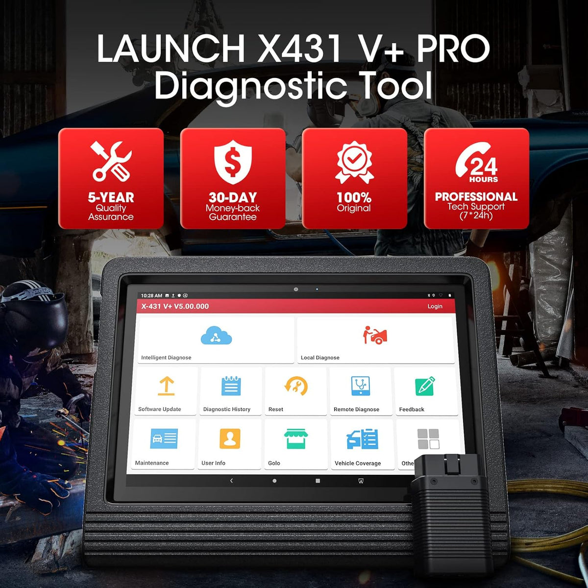 Bidirectional Full System Automotive Diagnostic Scanner G709469