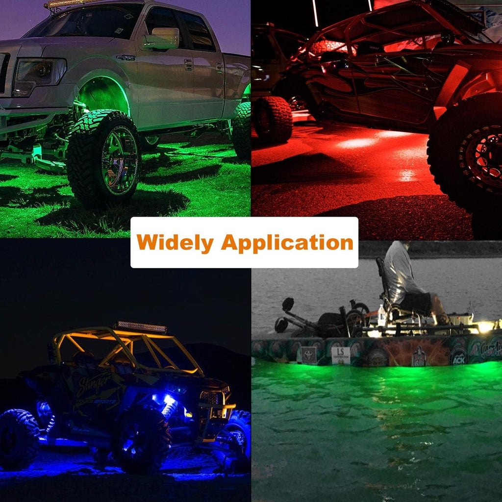 RGB LED Rock Lights 10 Pods B703827