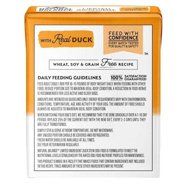 Natural Balance Limited Ingredient Stew Wet Dog Food E363638