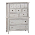 White 5 Drawer Chest T512054