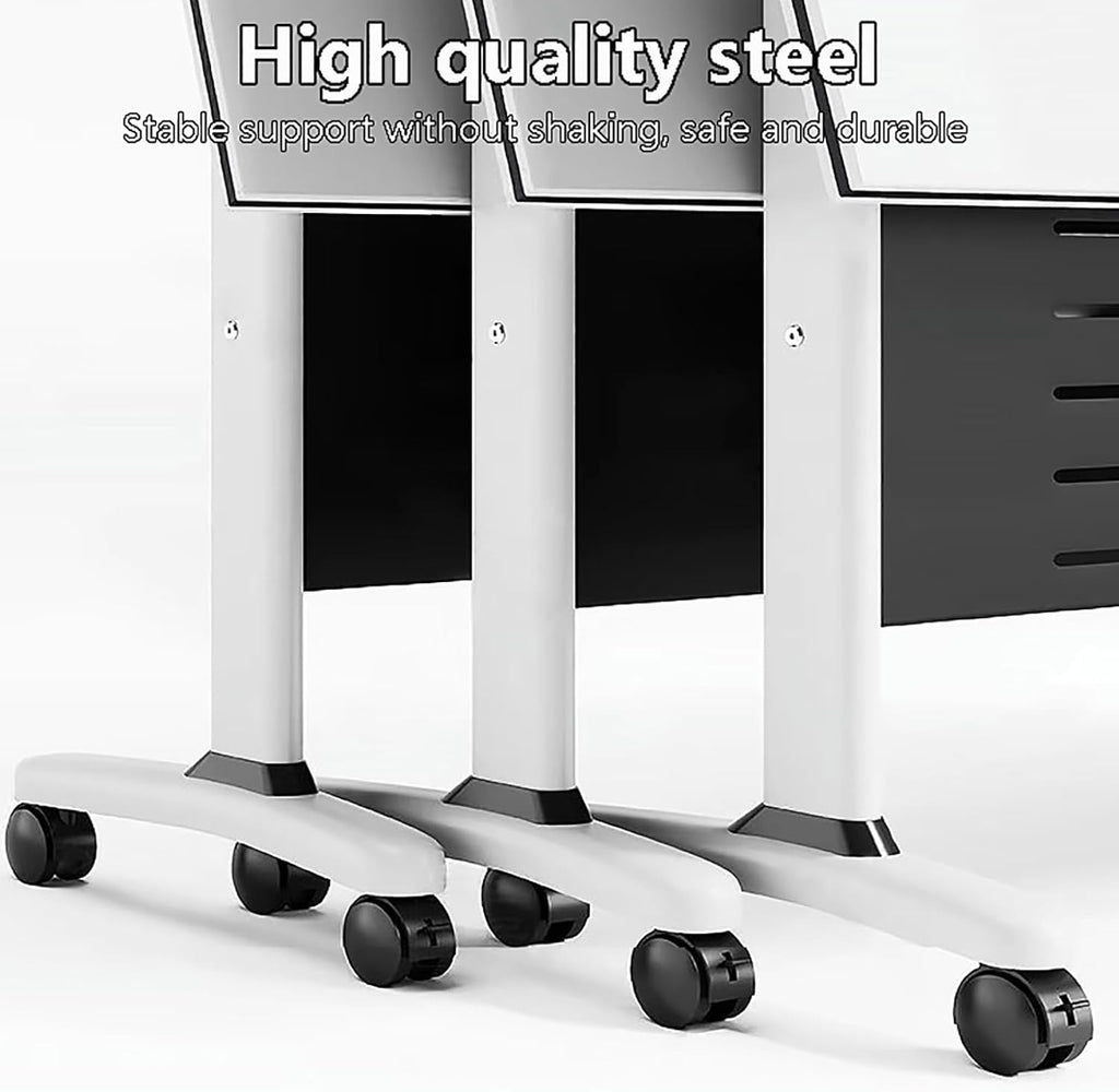 Foldable Mobile Training Table with Caster Wheels J5747