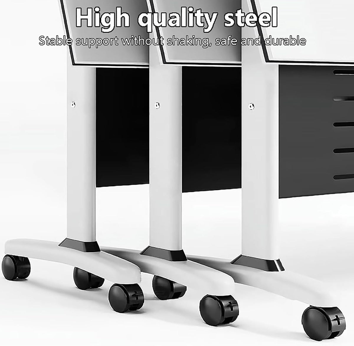 Foldable Mobile Training Table with Caster Wheels J5747