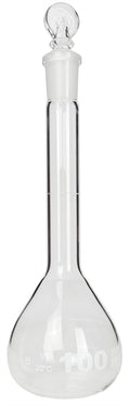 100ml Volumetric Flask with Ground Glass Stopper, Case of 50 V35639