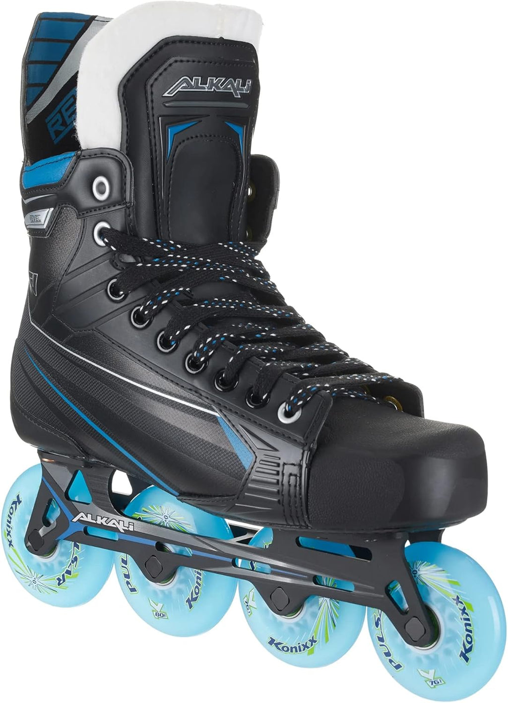 Black/Blue Junior Inline Hockey Skates J136