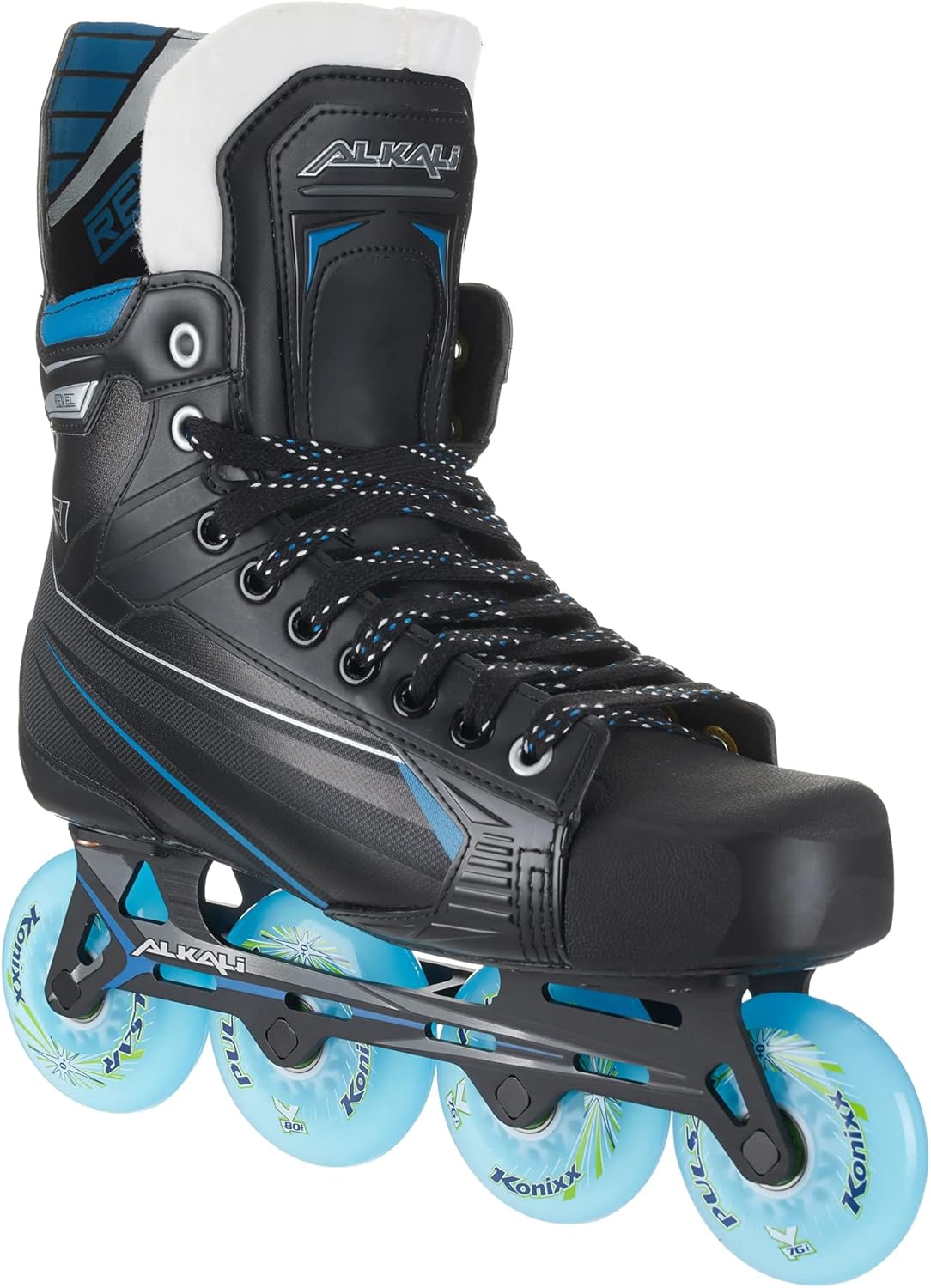Black/Blue Junior Inline Hockey Skates J136