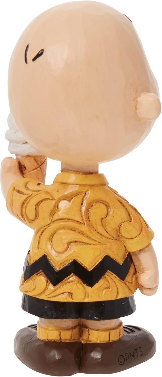 Mini Charlie Brown with Ice Cream Figurine 3 Inch Q87228