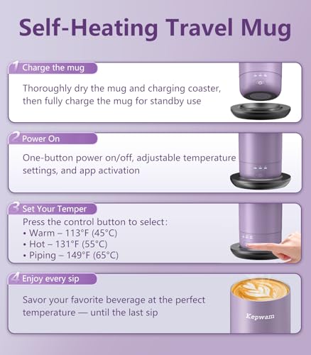 20oz Self-Heating Travel Mug Q421840