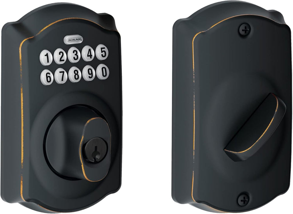 Keypad Deadbolt Electronic Keyless Entry Lock U36420