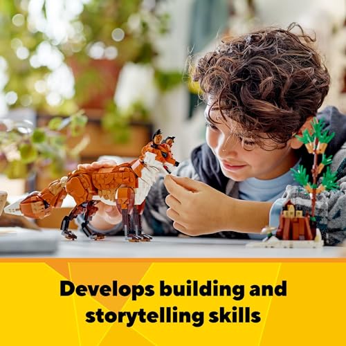 Red Fox Forest Animals Building Toy A726983