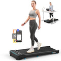 Walking Pad, Under Desk Treadmill, 2 in 1 Quiet Portable Mini Treadmill with Remote Control N424