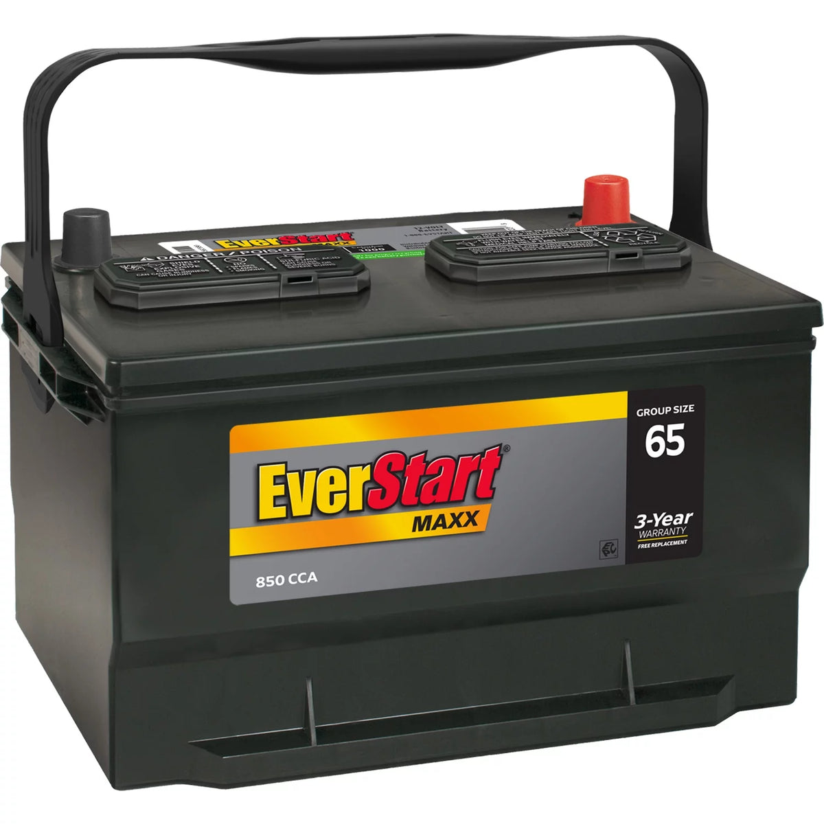 Group Size 65 12 Volt 850 CCA Lead Acid Automotive Battery W3128