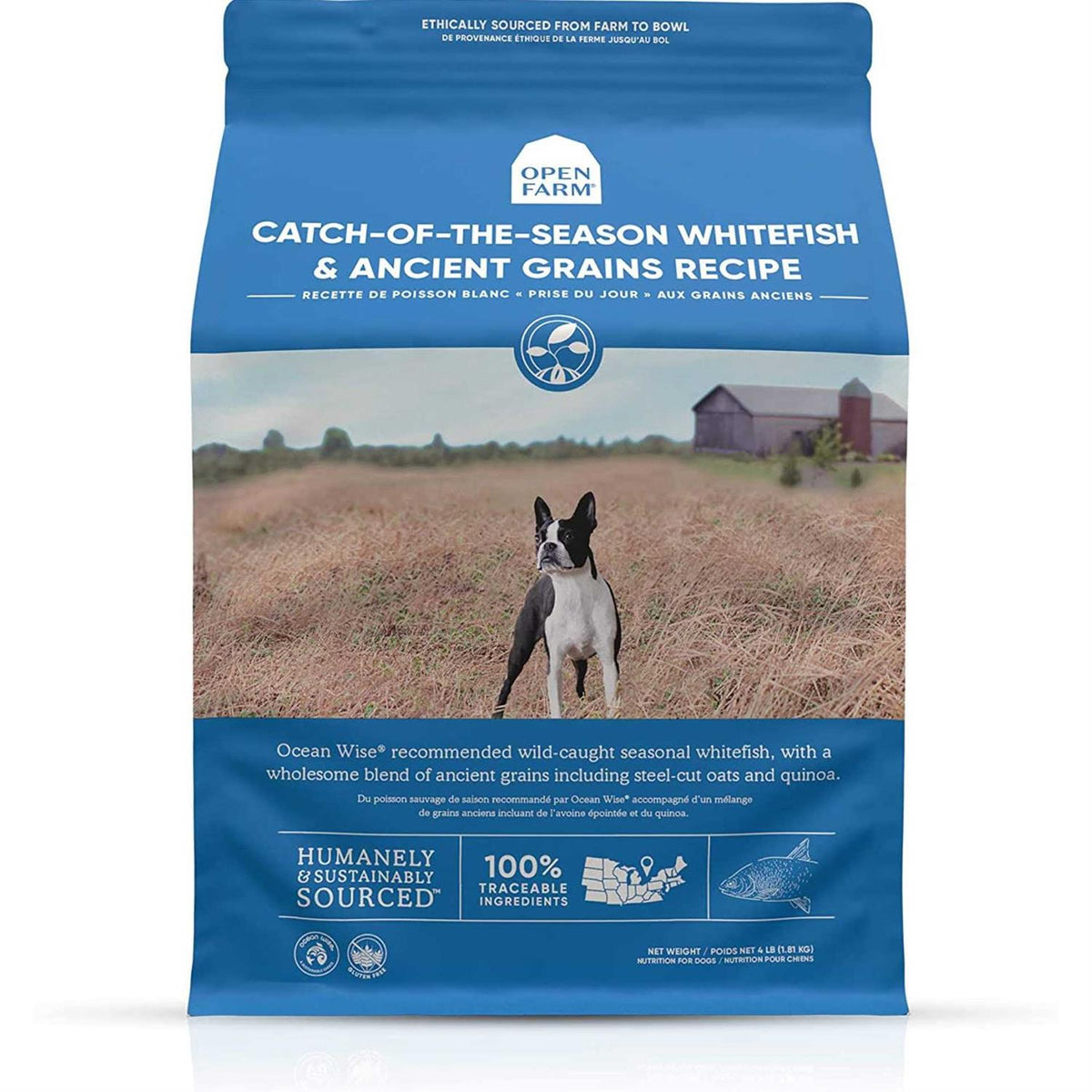 Whitefish & Ancient Grains Dry Dog Food E3379